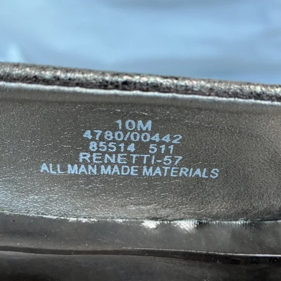 EUC Sz 10M 3” Pierre Dumas pewter heels - Picture 7 of 7